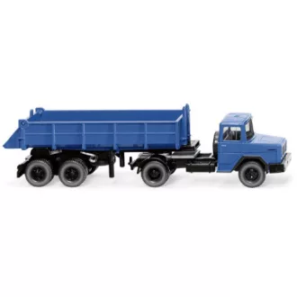 Wiking Magirus Deutz Hinterkippersattelzug, blue