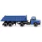 Wiking Magirus Deutz Hinterkippersattelzug, blue