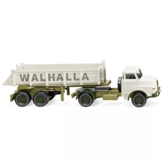 Wiking MAN Hinterkippersattelzug, Walhalla-Kalk, 1969