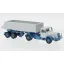 Wiking Henschel Hinterkippersattelzug, light blue/white, 1955