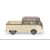 Wiking Volkswagen T1 double cabin, dunkelbeige/beige, 1963