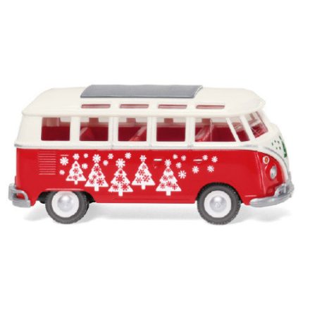 Wiking Volkswagen T1 Sambabus, white/red, Weihnachtsbulli, 1963