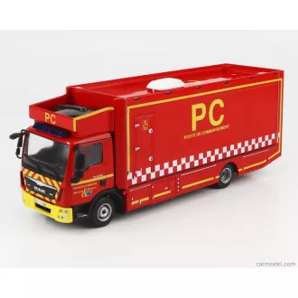   EDICOLA MAN TGL 12.250 TRUCK SAPEURS POMPIERS POSTE DE COMMANDEMENT FRANCE 2015