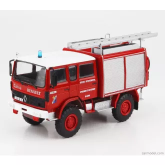   EDICOLA RENAULT 95.130 4x4 FPT DOUBLE CABINE TANKER TRUCK SAPEURS POMPIERS 1992