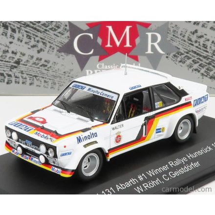 CMR FIAT 131 ABARTH 131 ABARTH N 1 WINNER RALLY HUNSRUCK 1979 W.ROHRL - C.GEISTDORFER