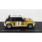 EDICOLA - RENAULT - R5 TURBO N 9 WINNER RALLY MONTECARLO 1981 J.RAGNOTTI - J.M.ANDRIE