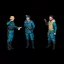 White Stork Miniatures Luftwaffe officers