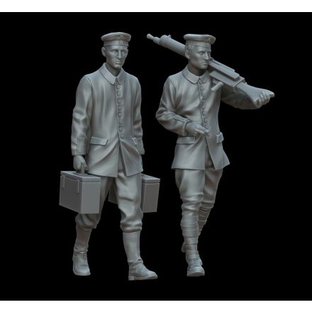 White Stork Miniatures German soldiers with MG 08/15