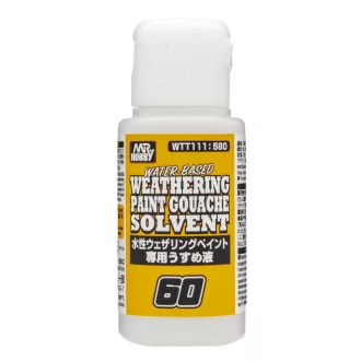   Mr Hobby WATER-BASED WEATHERING PAINT GOUACHE SOLVENT - hígító