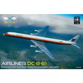   X-Scale Douglas DC-8-61 Long-Range Narrow-Body Passenger Airliner repülő makett