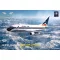 X-Scale Boeing 737-2S3 Delta Airlines with 3D-Printed Engine Fan Blades repülő makett