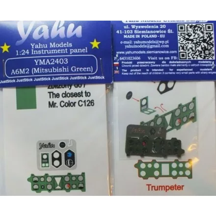Yahu Models A6M2 (Mitsubishi green) (Trumpeter)