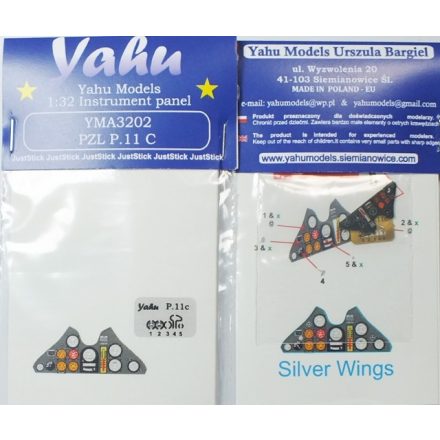 Yahu Models PZL P.11c (Silver Wings)