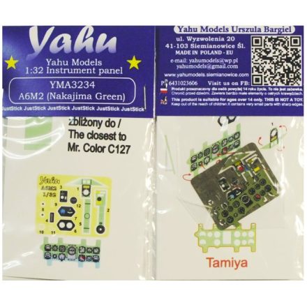 Yahu Models A6M2 Naklajima Green (Tamiya)