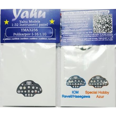 Yahu Models Polikarpov I-16 t.10 (ICM , Special Hobby)