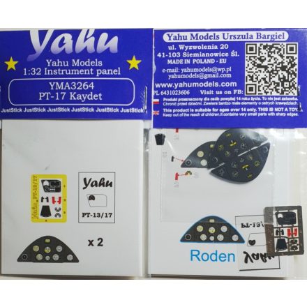 Yahu Models PT-17 Kaydet (Roden)