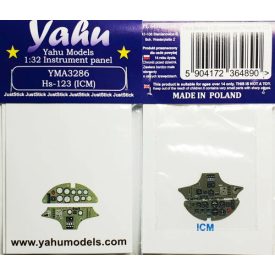 Yahu Models Henschel Hs-123 - Instrumet Panel (ICM)