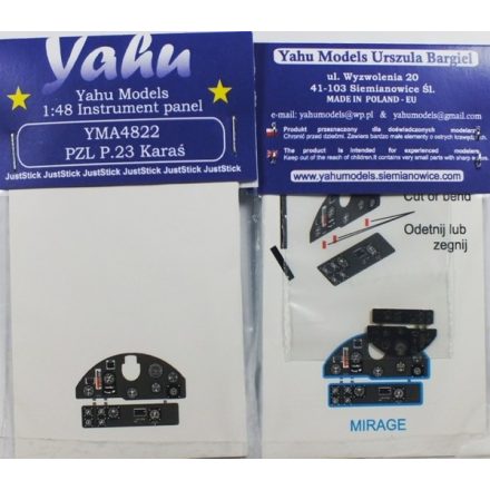 Yahu Models PZL P-23 Karaś (Mirage)