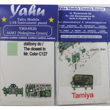 Yahu Models A6M2 Nakajima Green (Tamyia)