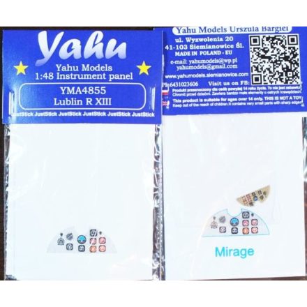 Yahu Models Lublin R.XIII (Mirage)