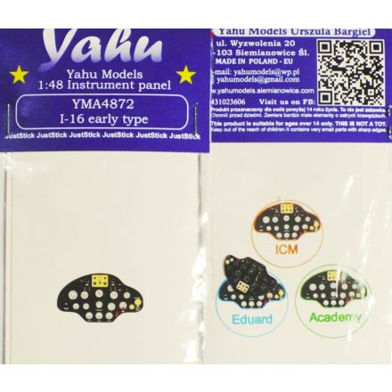 Yahu Models I-16 Early (ICM , Eduard)