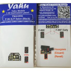   Yahu Models F-86 E/F Sabre (Black) (Hasegawa , Eduard , Revell)