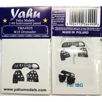 Yahu Models PZL M18 Dromader - Intrument Panel (IBG)