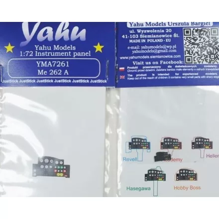 Yahu Models Me-262 A (Revell , Hasegawa , Academy)