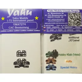 Yahu Models CAC Boomerang (Special Hobby , Airfix)
