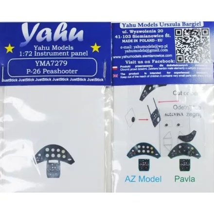 Yahu Models P-26 Peashooter (Pavla)