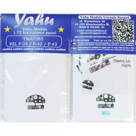 Yahu Models PZL P.23 / P.42 / P.43 (IBG)