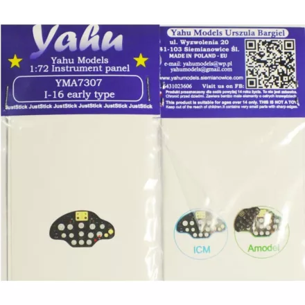 Yahu Models I-16 early (ICM , Amodel)