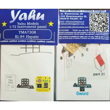 Yahu Models Ki-84 (Sword)