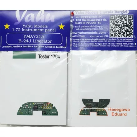 Yahu Models B-24J Liberator (Hasegawa,Eduard)