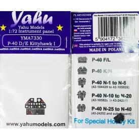 Yahu Models P-40 D/E Kittyhawk I (Special Hobby)
