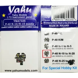 Yahu Models P-40 N-10/N-15 middle (Special Hobby)