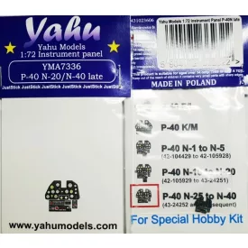 Yahu Models P-40 N-20/N-40 late (Special Hobby)