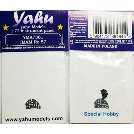 Yahu Models IMAM Ro.57 - Instrumet Panel (Special Hobby)