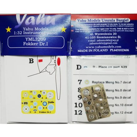 Yahu Models Fokker Dr.I (Meng)
