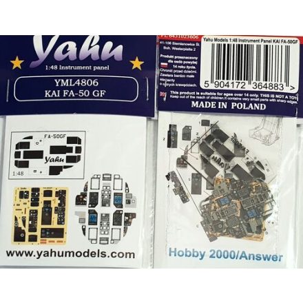 Yahu Models KAI FA-50GF - Instrumet Pane (Hobby2000)