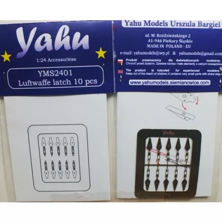 Yahu Models Luftwaffe latch 10 pcs