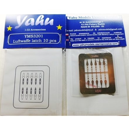 Yahu Models Luftwaffe latch 10 pcs