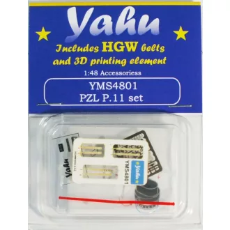 Yahu Models PZL P.11 / PZL P.24 set (Mirage)