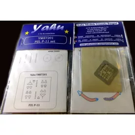 Yahu Models PZL P.11 set (Azur , Heller)