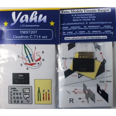 Yahu Models Caudron 714 set