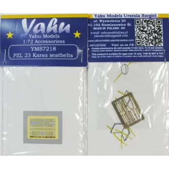 Yahu Models PZL P.23 / P.42 / P.43 seat belts