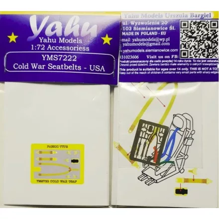 Yahu Models ColdWar seatbelts - USA - Fabric