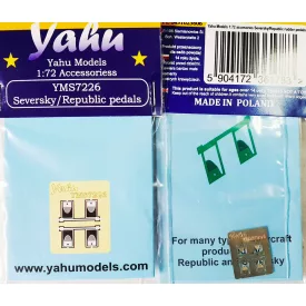 Yahu Models Seversky/Republic pedals