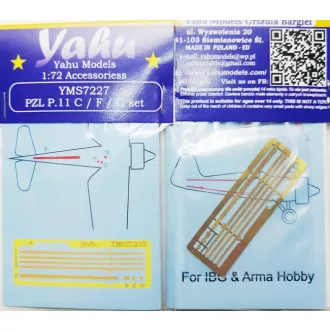   Yahu Models PZL P.11 C/F/G set (AZ Model ,  Hasegawa , Revell , AML)