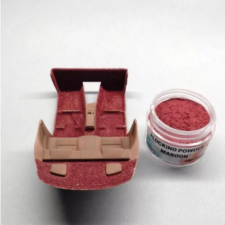 Yamamoto Model Parts Flocking Powder Maroon